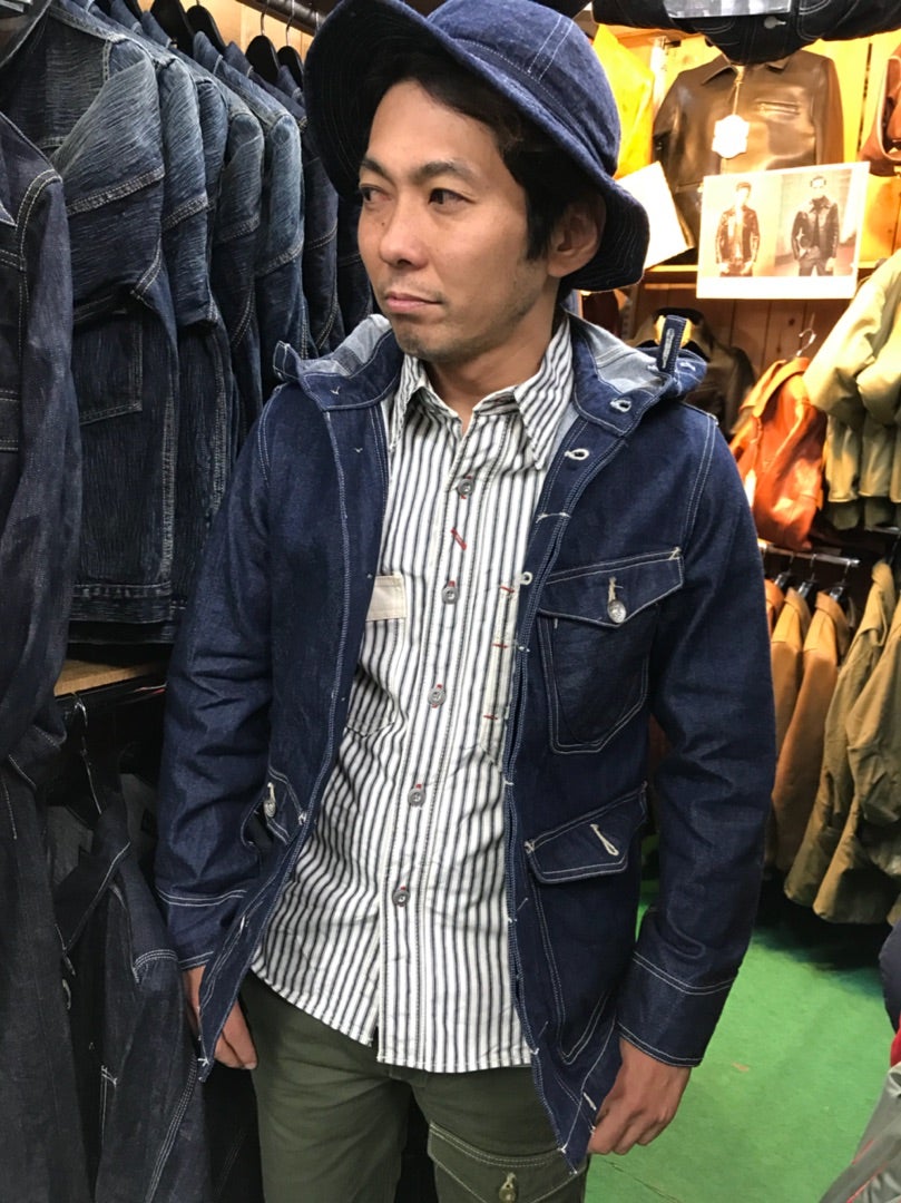 8G本藍デニムフーデッドジャケット | ジーパンセンターサカイ八幡