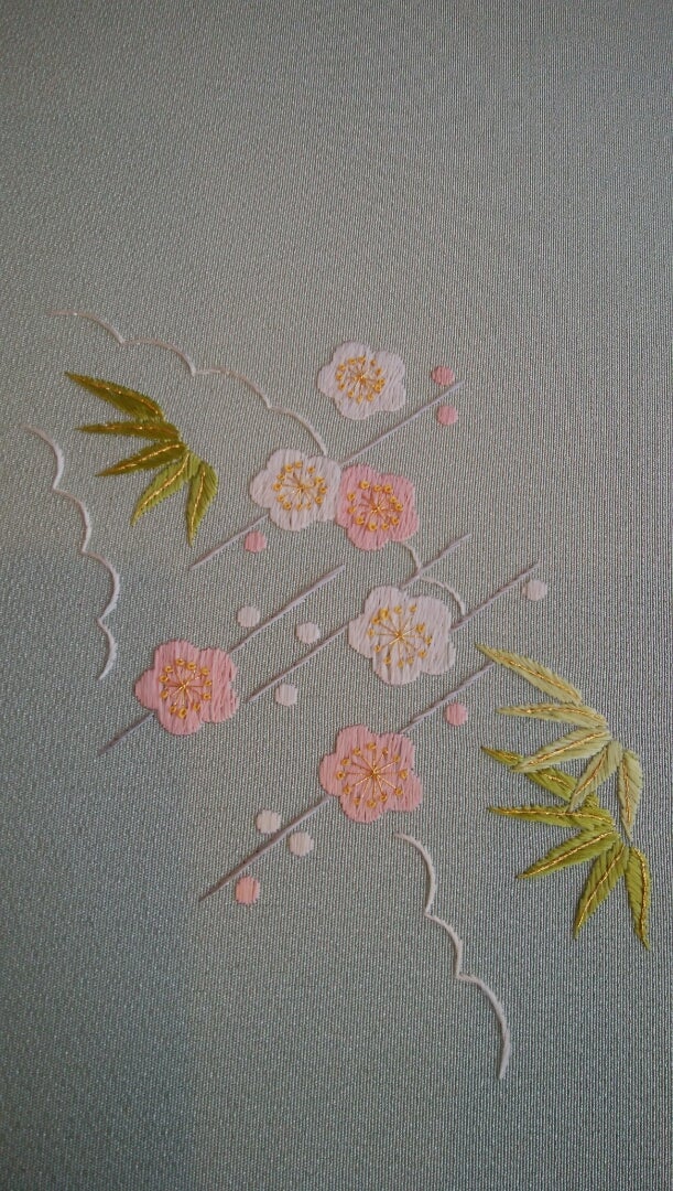 日本刺繍レッスン3 | 刺繍と手芸の日々 ちひさきすみれ～製作部屋～＆和裁
