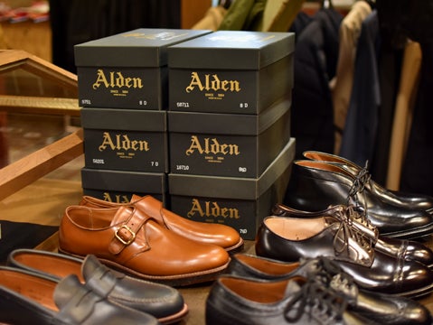 ALDEN オールデン ロングウィングチップ コードバン&アルパイン ALDEN オールデン ロングウィングチップ コードバン&アルパイン