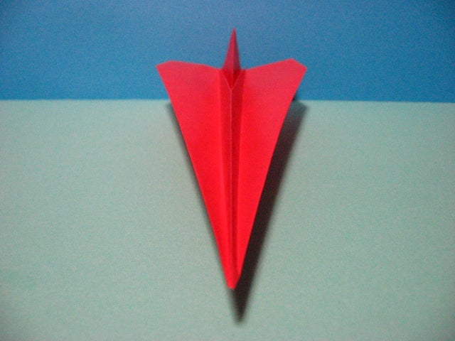 やりジェット機の作り方 紙飛行機の折り方