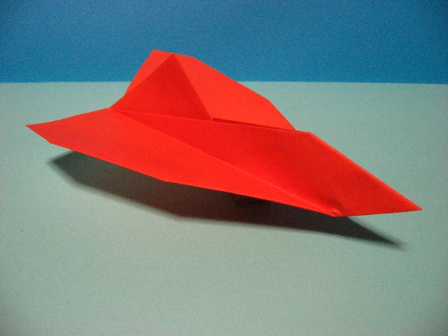 ステルス０１戦闘機の作り方 紙飛行機の折り方