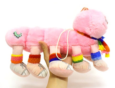 80s 90s TOY☆Lots-a-Lots-a-Leggggggs/イモムシのぬいぐるみ