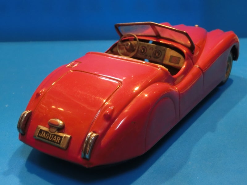 ☆米澤/三陽(トミー)1953年ジャガーXK120 童友社～ブリキ自動車コレクションから011 | ポルシェ356Aカレラ