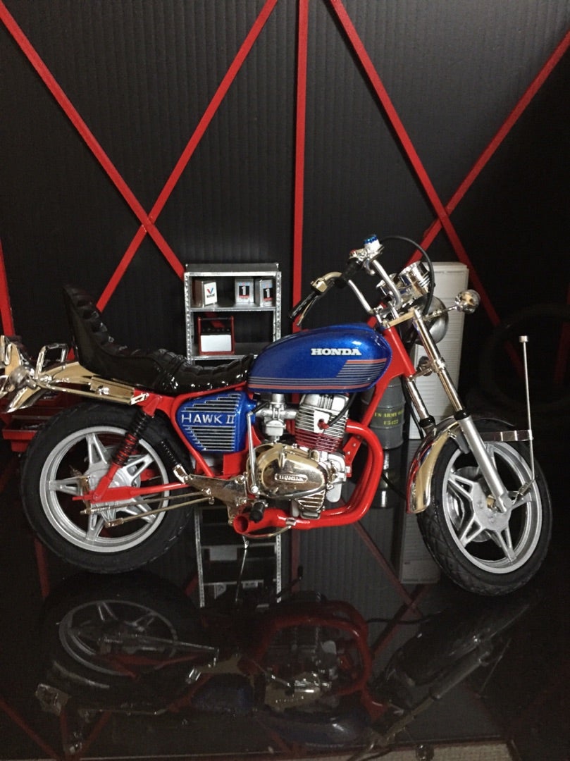 製作依頼 CB400T 完成 | ばぶ太郎の旧車バイクプラモデル製作記