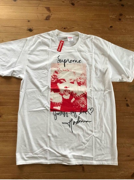 正規品！【SUPREME】2018年AW Supreme Madonna Tee シュプリーム マドン Tシャツ 黄色 イエロー Mサイズ