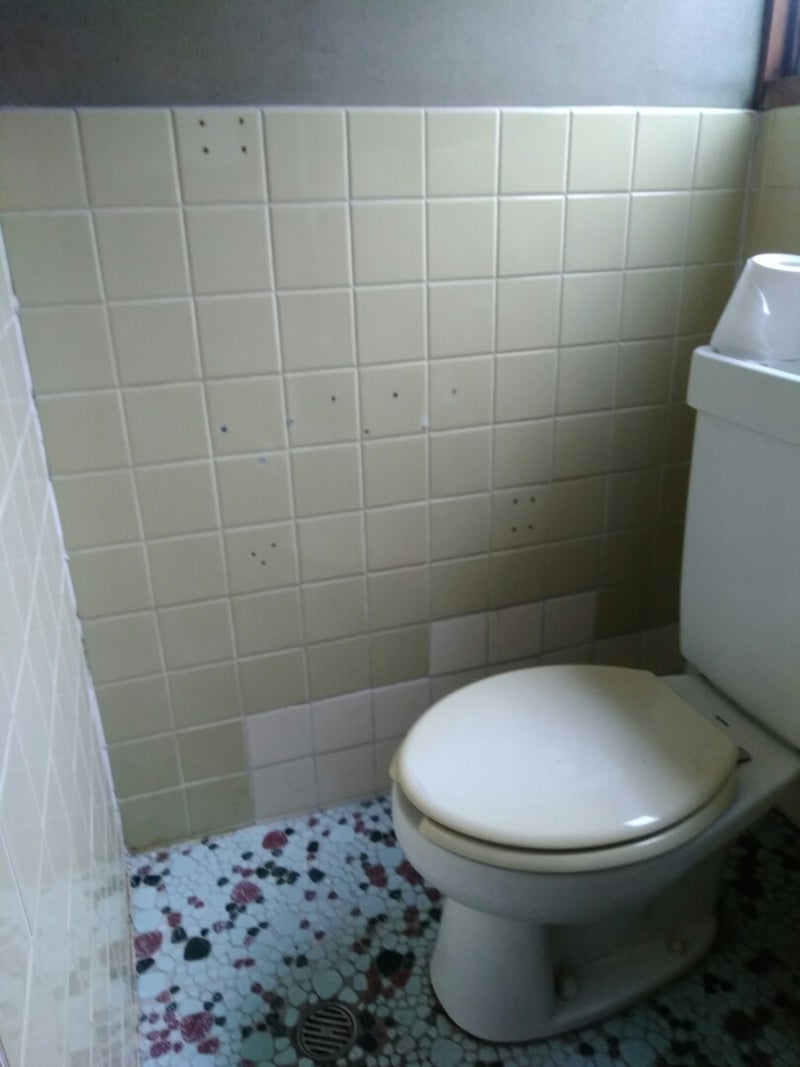 トイレ壁のタイルを隠したい DIYママのブログ～中古戸建て大家さん