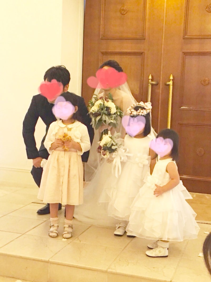 結婚式でフラワーガール♡ 夫と娘と息子と旅行大好きmarvelousのブログ ︎