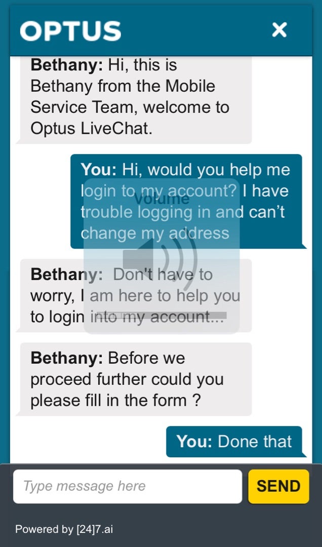 Live chat optus Indian chat