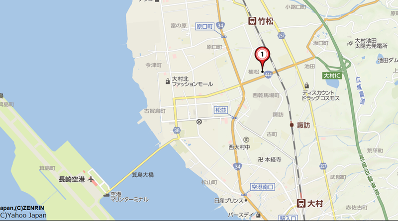 長崎新幹線新大村駅は残念な場所にできるようです