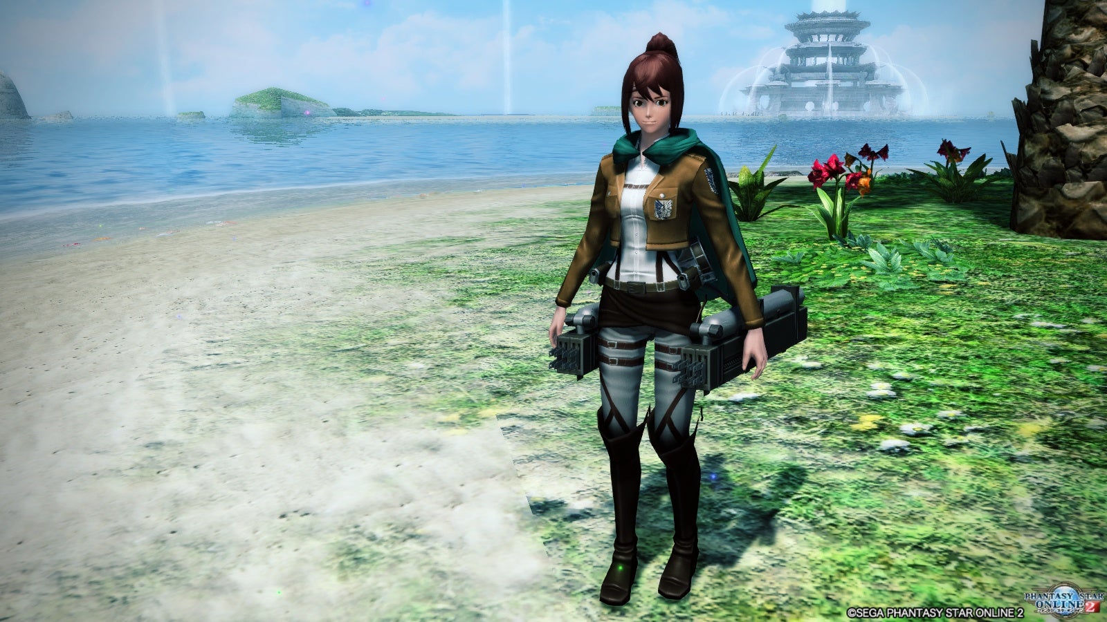 Pso2 キャラメイク 進撃の巨人 サシャ ブラウス だらりブログ