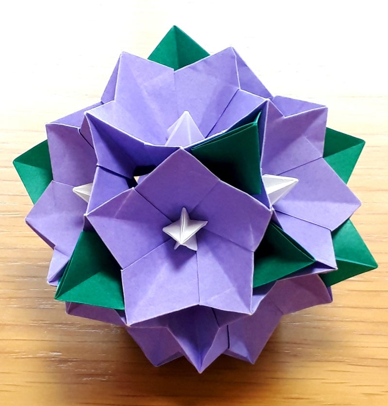 折り紙 くす玉 30 枚 花 作り方 折り紙 花 くす玉