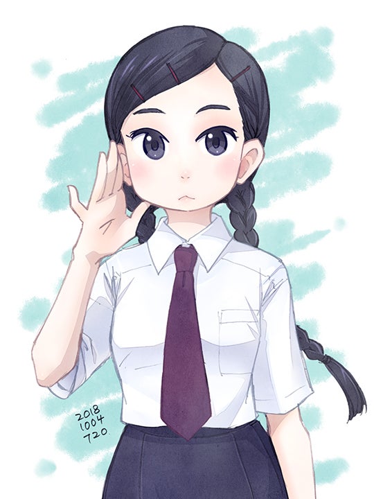 昨日の眼鏡っ娘から・・・ | 独り言+イラスト置き場
