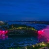 ナイアガラの滝 ライトアップの画像
