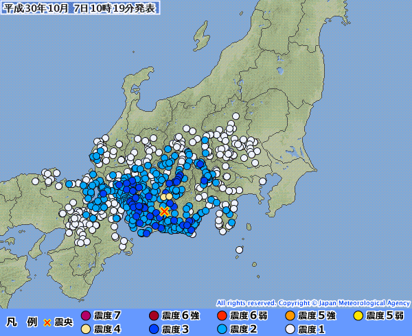 今日 地震 愛知 県
