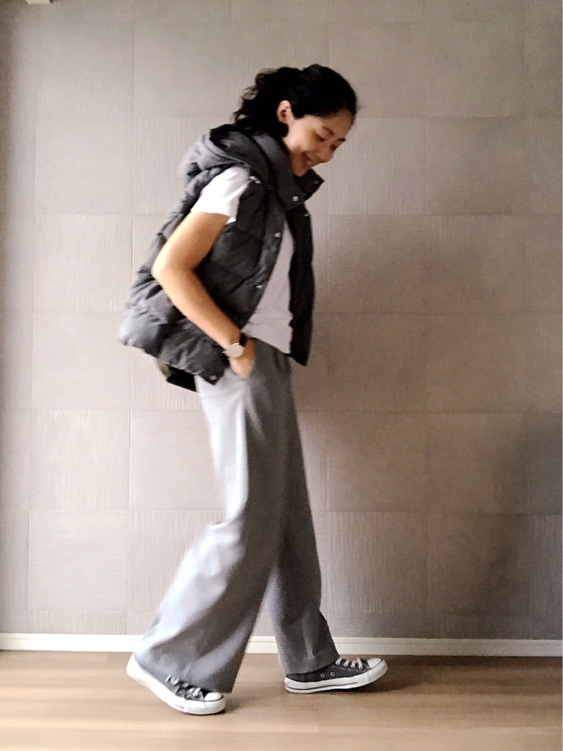 40代大人女子のくしゅくしゅソックスコーデ パンツとの色合わせにこだわってみる 買うことよりも着ることを大切にするお洋服のブログ 40代大人女子のくしゅくしゅソックスコーデ パンツとの色合わせにこだわってみる 買うことよりも着ることを大切にするお洋服のブログ