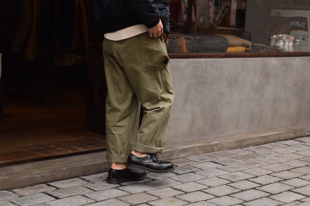 入荷しました。WAREHOUSE U.S.ARMY HERRINGBONE PANTS | スマクロ原宿