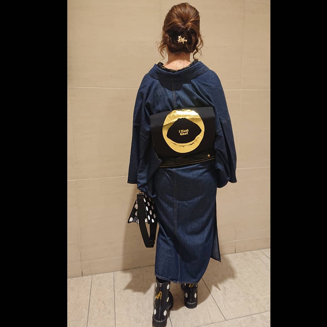ツアーＴシャツで名古屋帯を作ってみたの記事画像