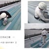 埼玉県川口市A工場、折半屋根塗装作業の画像