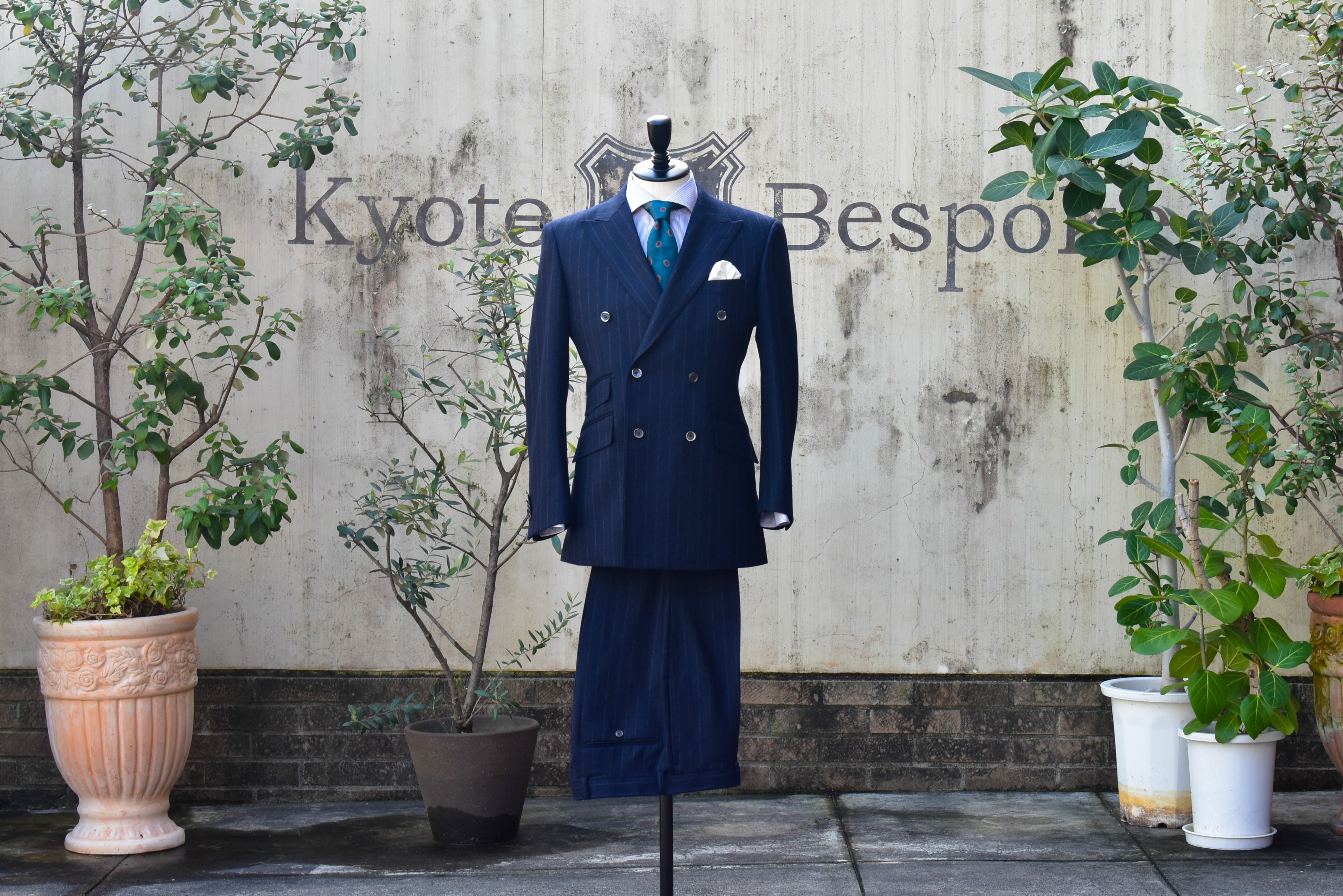 男のダブルジャケット～英国紳士な装い～ | 京都ビスポークのオーダー 