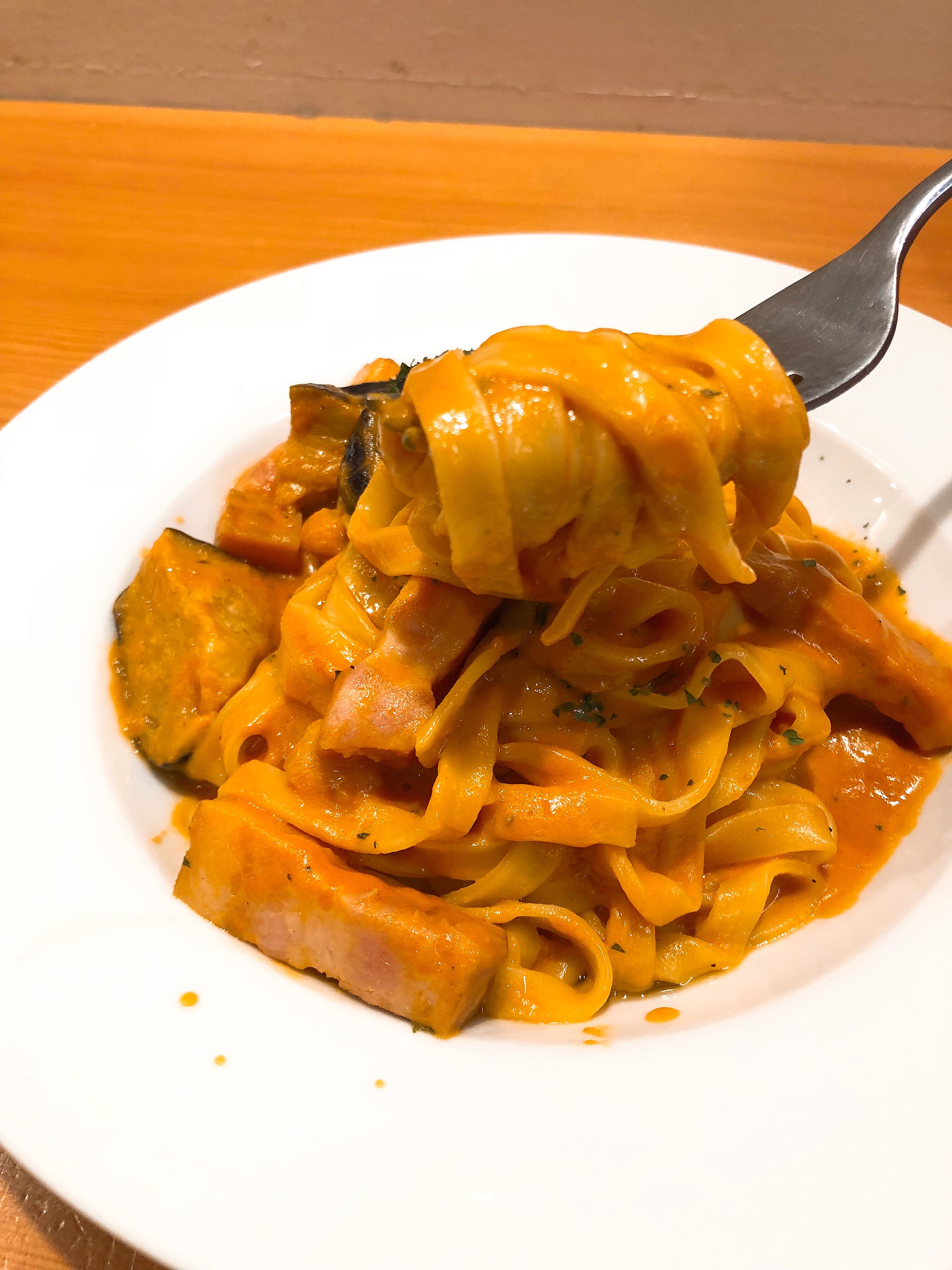 今日はきしめんの日らしいので イタリアのきしめん フェットチーネ を食すｗ 馮富久のブログ Tomihisa Fuon S Blog