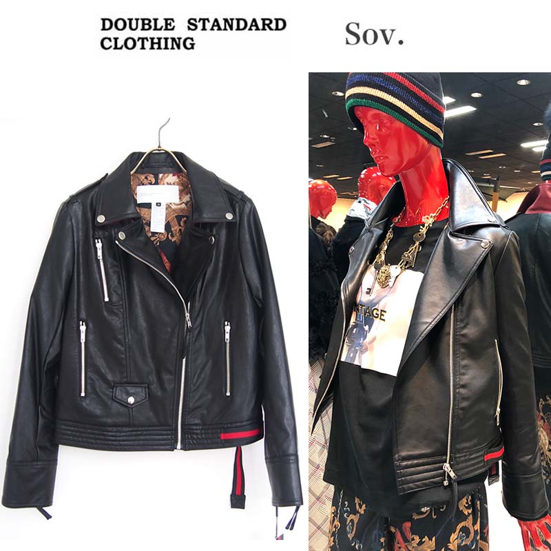 DOUBLE やせ細っ STANDARD ライダースジャケット DOUBLE やせ細っ STANDARD ライダースジャケット