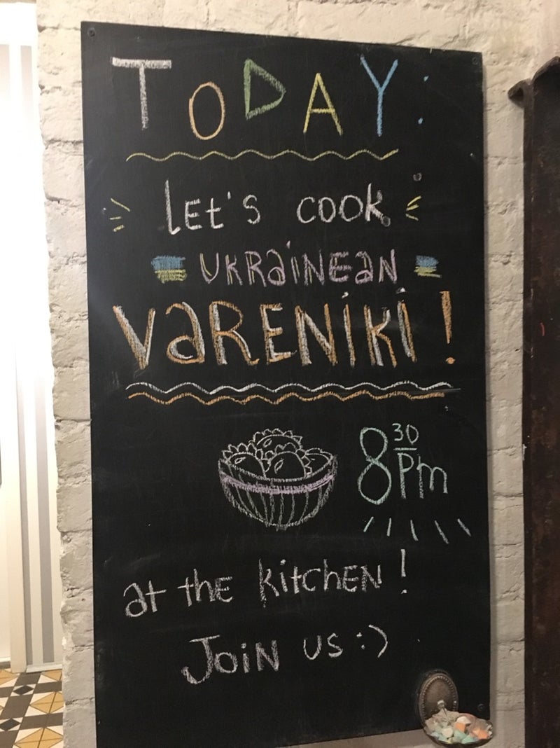 ロシア サンクトペテルブルク宿で料理教室 ヴァレニキ My Story