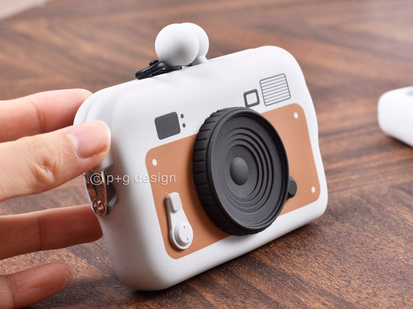 レトロかわいいカメラモチーフのがまぐちが新登場 | ピージーデザイン