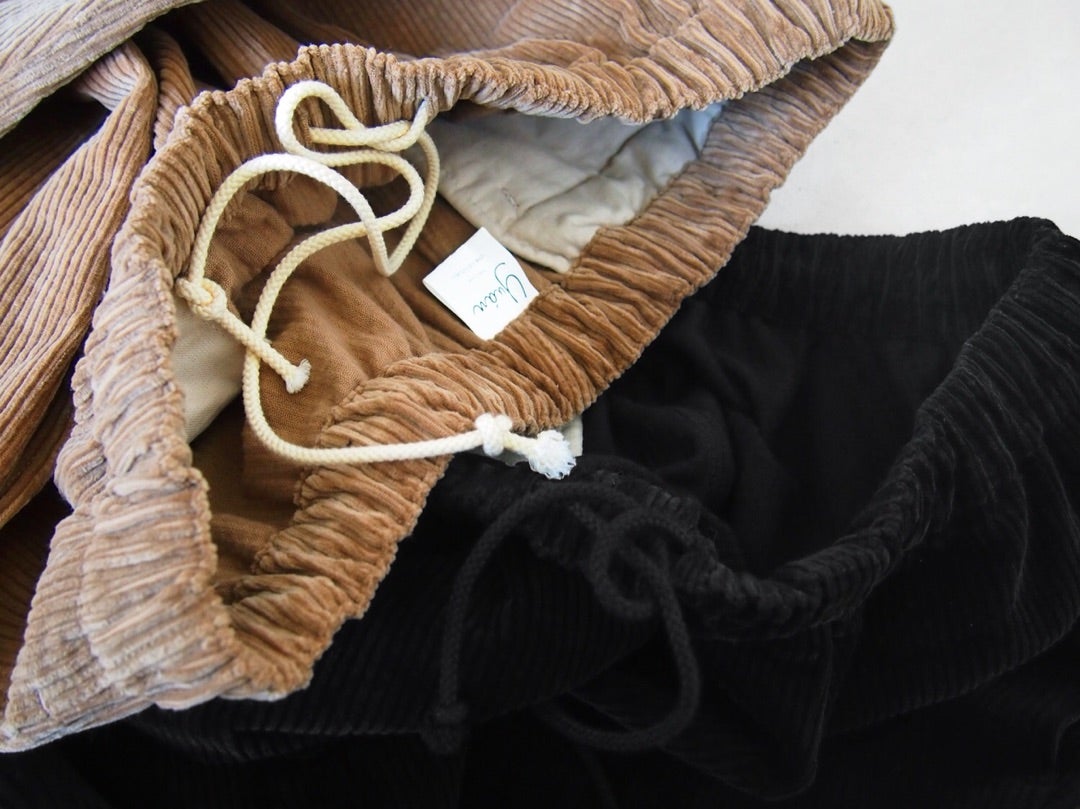 yuan wide wale corduroy tuck pants yuan wide wale corduroy tuck pants