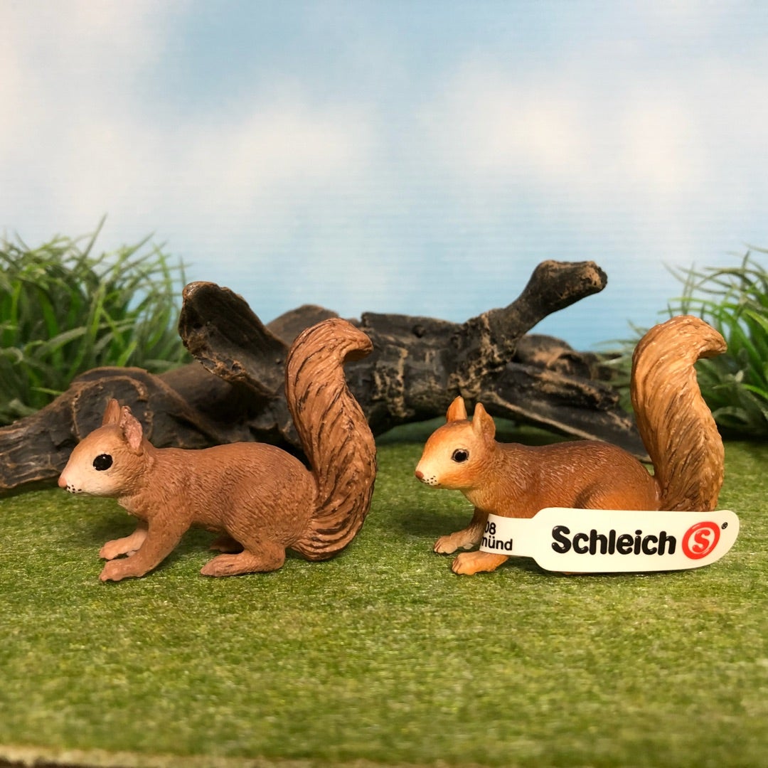未使用多数 ♡ かわいい Schleich社 フィギュア 廃盤 リス 小動物多