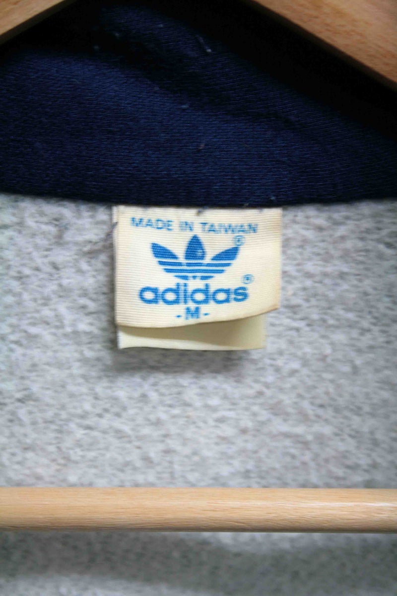 80年代 adidas（アディダス） ハーフジップスウェット 古着 | HEAVENS DOOR
