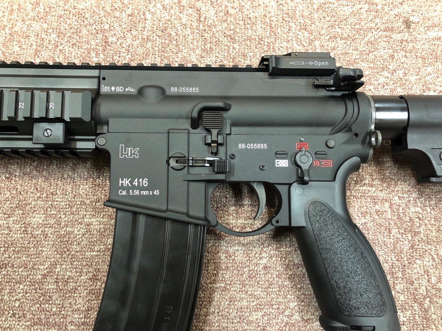HK416 セレクター フルオート 実物 ドイツ製 官給品 トレポン VFC PTW