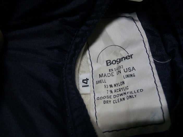 ボグナー Bogner ダウンジャケット ビンテージ スキーウェア | JACKの