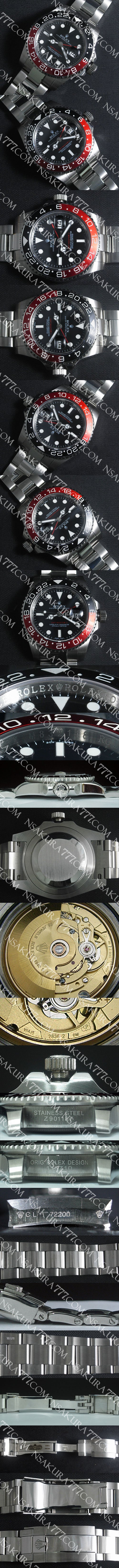 ロレックス GMT マスターII Swiss ETA社 2836-2の記事画像