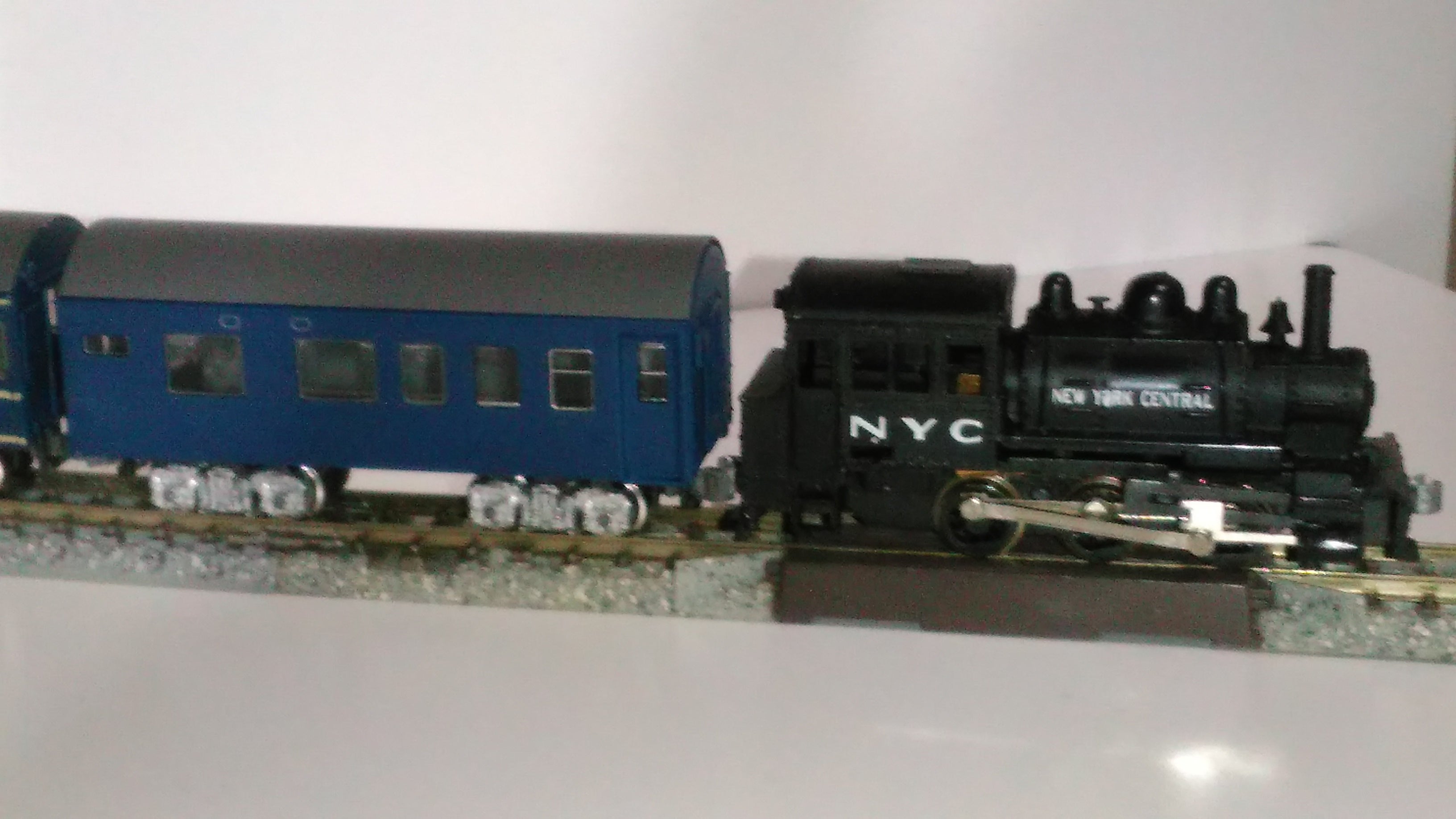 057 0-6-0 サドルタンク NEW YORK CENTRAL 蒸気機関車と10系寝台客車 