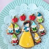 レッスンレポ♡白雪姫のミニチュアアイシングクッキーの画像