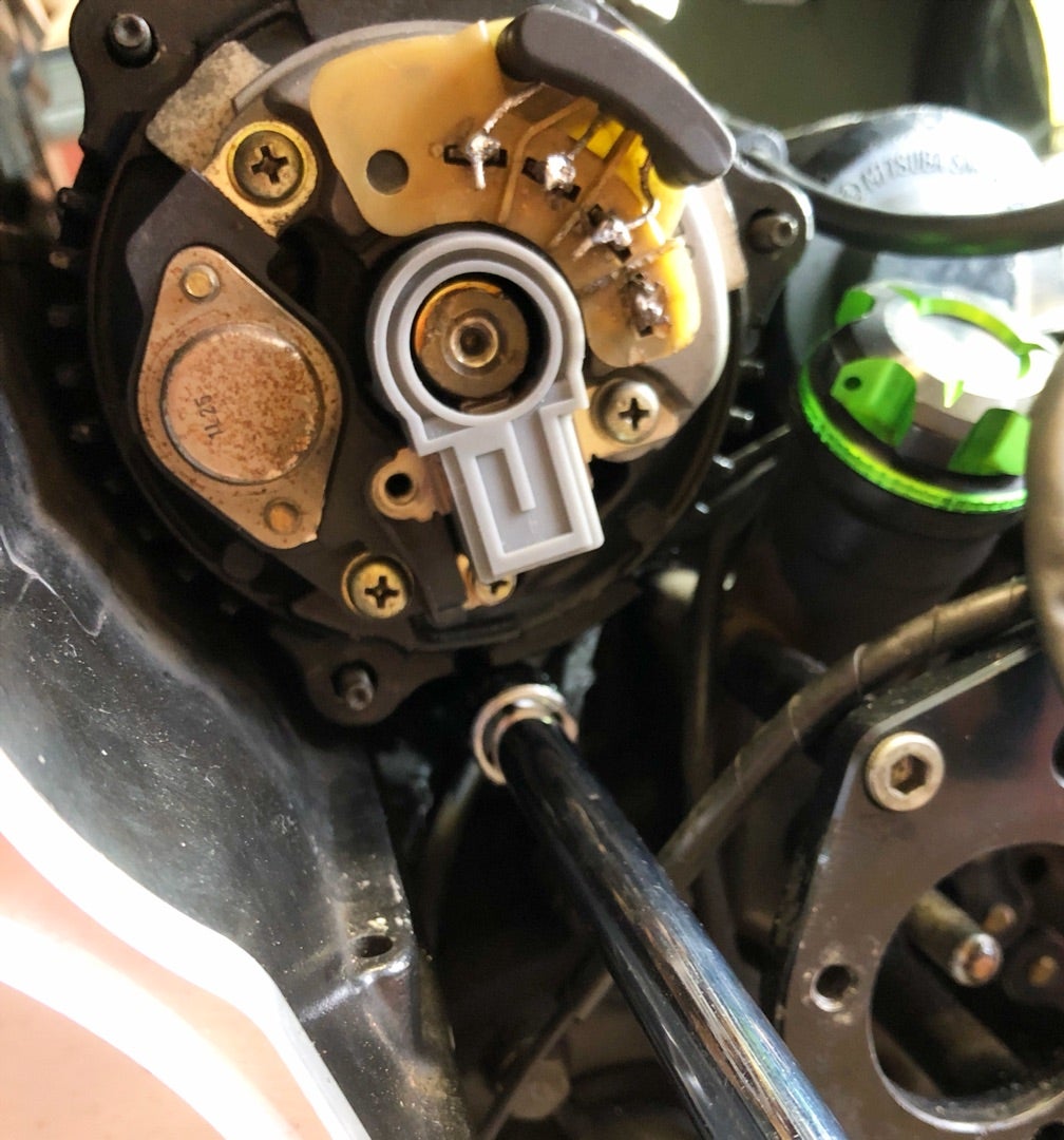 GPZ900R オルタネーター修理 ⑥ 完成そして・・・ | NINJAの馬鹿力 