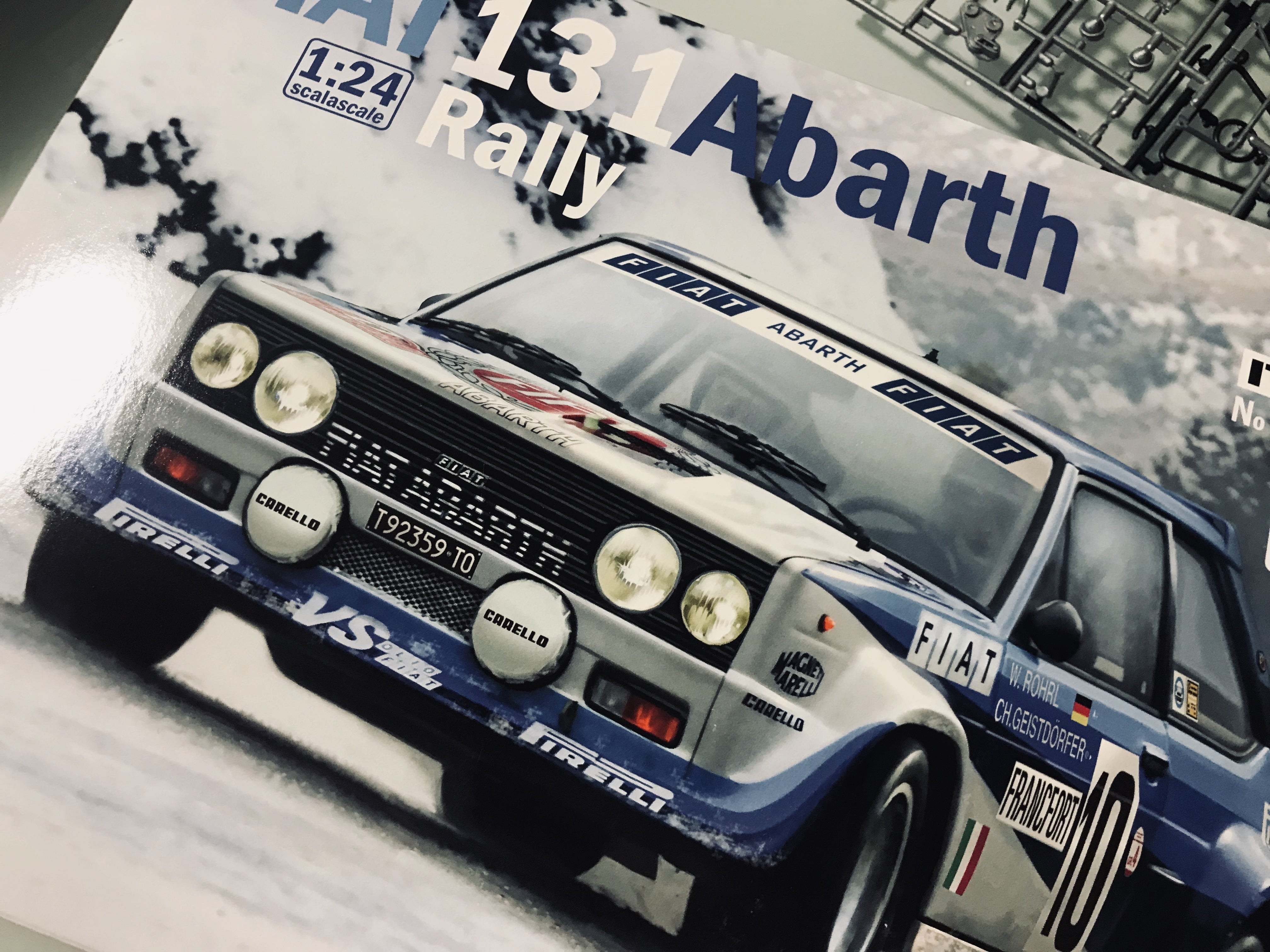 イタレリ 1/24 FIAT 131 Abarth Rally | プラモ日記 青22号