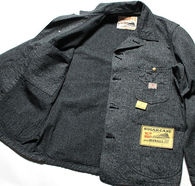 SUGAR CANE 9oz. BLACK COVERT WORK COAT | JUNKY SPECIAL BLOG