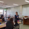菊陽北小学校アレンジメント教室の画像