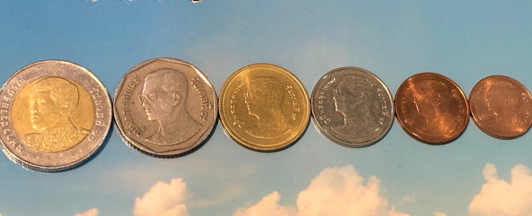 タイの小銭。どうしようかな。