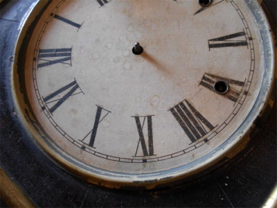 柱時計 文字盤 張り替え オリジナル Antique Wall Clock Waterbury