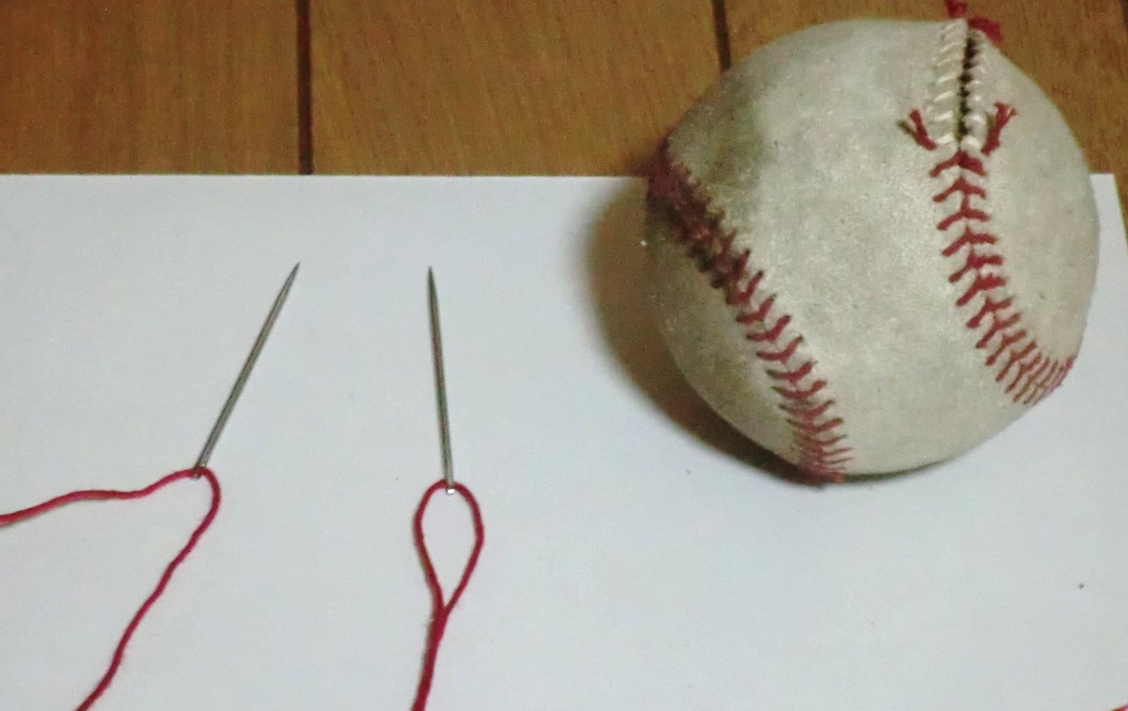 ボールの補修方法・糸キレ時のボールの縫い方 | scorer's blog