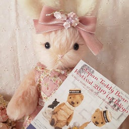 画像 うさぎのメルたん♪ジャパンテディベアフェスティバルに初出展♪＜◆生徒様作品集◆＞ の記事より 7つ目