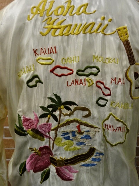 テーラー東洋 スカジャン PALM TREE×HAWAII MAP TT14074-125