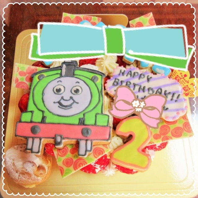 フランチポップ 娘の誕生日にキャラクターケーキをお願いしました 和歌山の子連れランチブログ ちょこっとたいむ