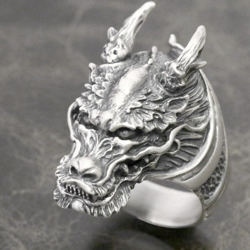 dualflow　デュアルフロウ　竜　龍　ドラゴン　dragon　リング　ring　シルバーギークス