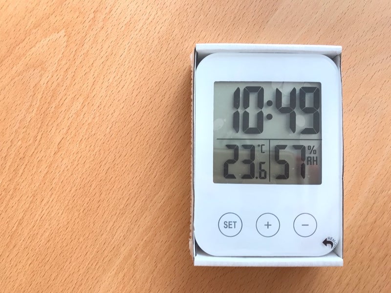 日本最級 応援価格 IKEA 時計 湿度計 温度計 スロッティス×2 未開封 電池別売