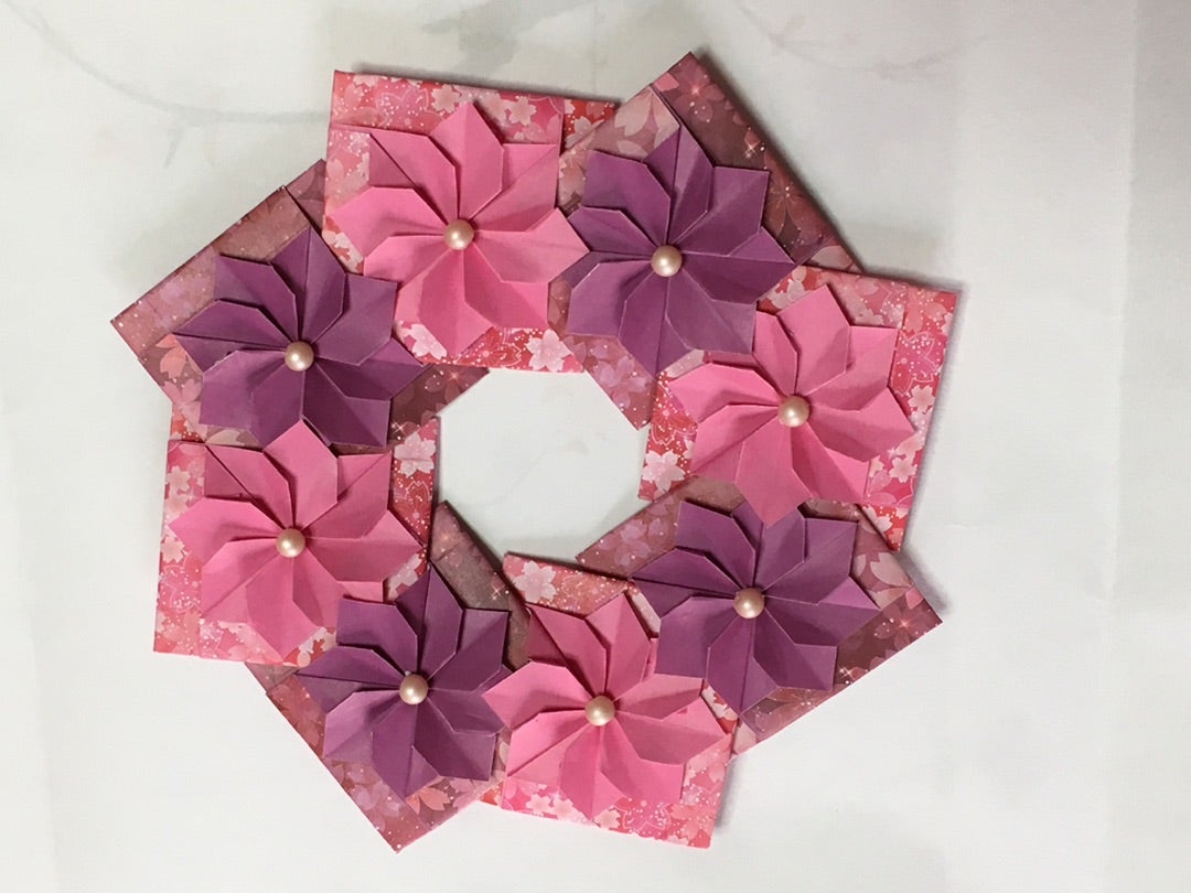 Origami 大好き 花のリース おりおりんのブログ