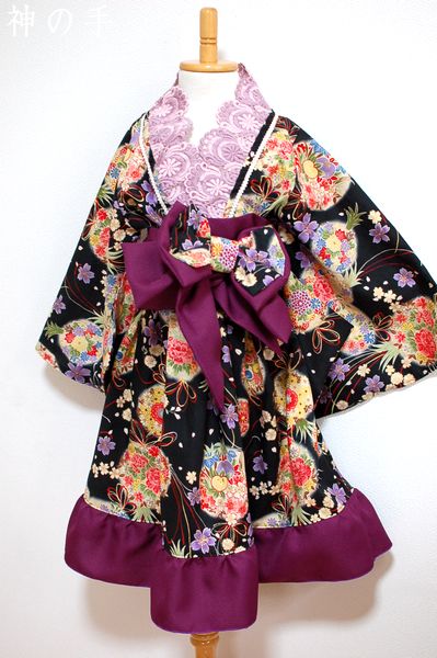 娘の卒園式に和柄手作り着物ドレスワンピース 手作り和柄服 神の手のブログ 娘の卒園式に和柄手作り着物ドレスワンピース 手作り和柄服 神の手のブログ