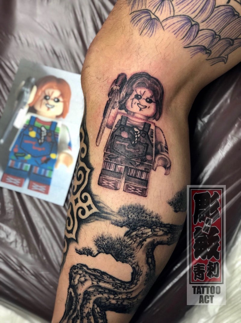 レゴブロック チャッキー 札幌刺青 札幌タトゥー すすきの刺青 すすきのタトゥー 札幌タトゥースタジオ Tattoo Act
